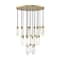Z-Lite Beau Chandelier, 27-Light, 36 In.W x 12.75 In.H, Rubbed Brass/Clear 740P-27R-RB - alternate 2